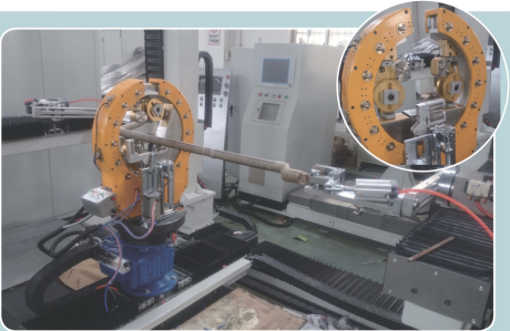 ZCN090AST-（2200）3600 水電多級(jí)線(xiàn)圈、風(fēng)電、水電線(xiàn)棒數(shù)控包帶機(jī)